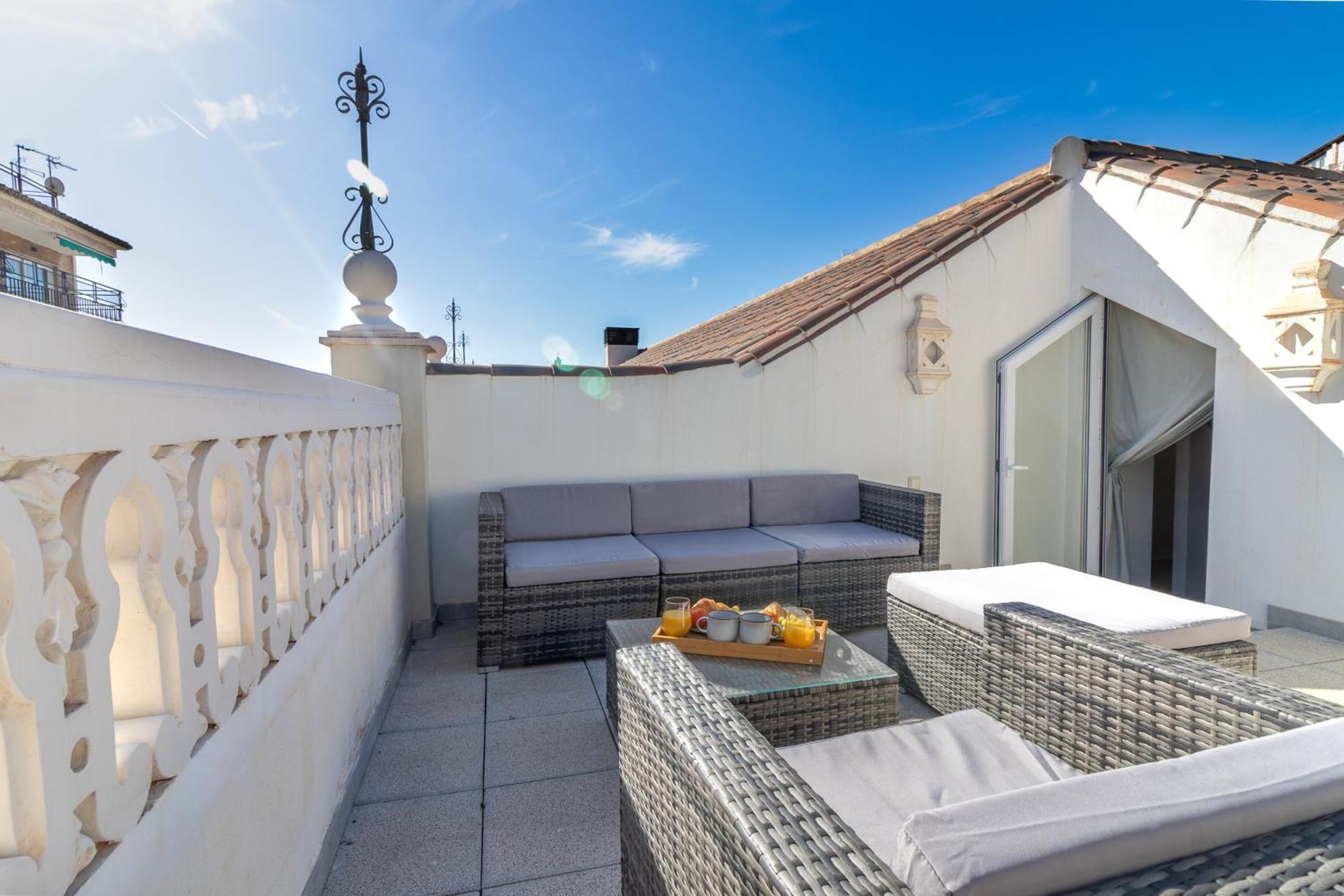 Nt Luxury Central Duplex With Terrace & Parking Málaga Eksteriør billede